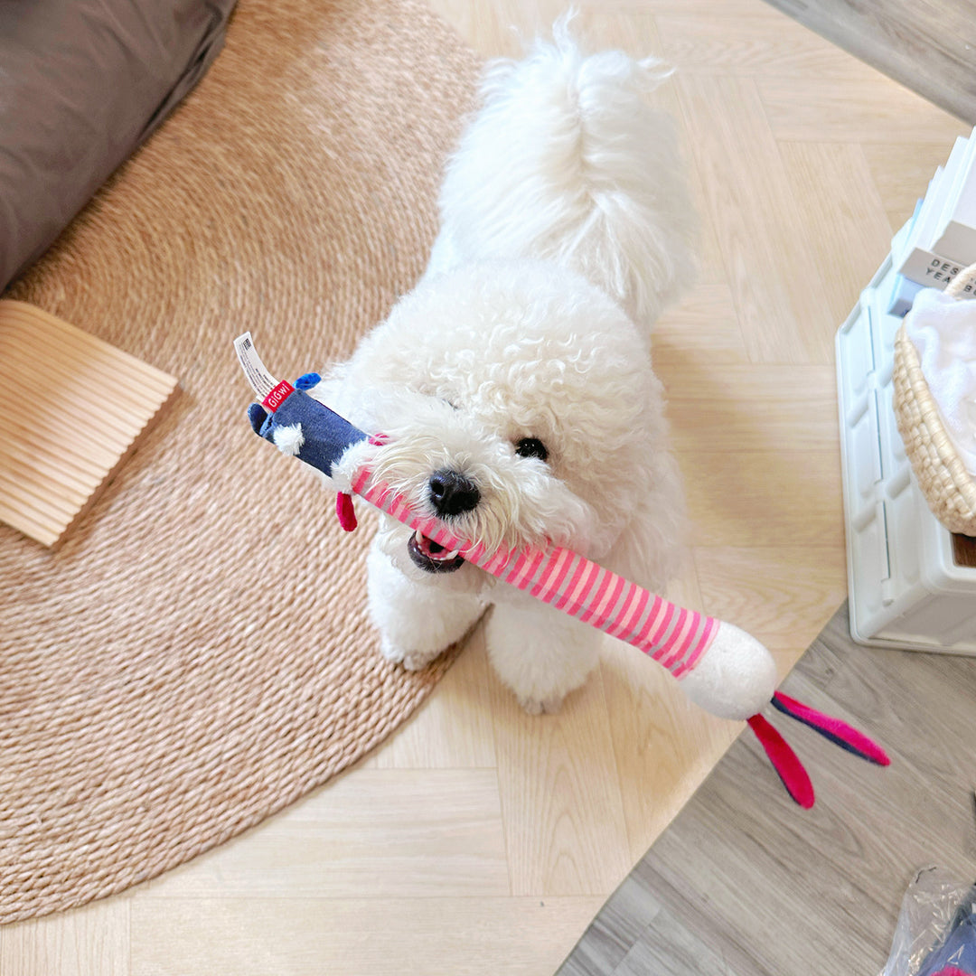 An image of Squeaky Tug Toy for Puppies – Interactive Dog Toy