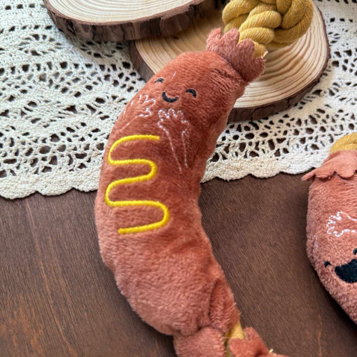 Extra-Long Tug & Chew Dog Toy –31.5 inches Squeaky Interactive Toy