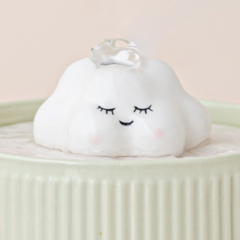 Ceramic Automatic Pet Water Fountain – 1000ml Quiet Drinking Fountain for Cats & Small Dogs