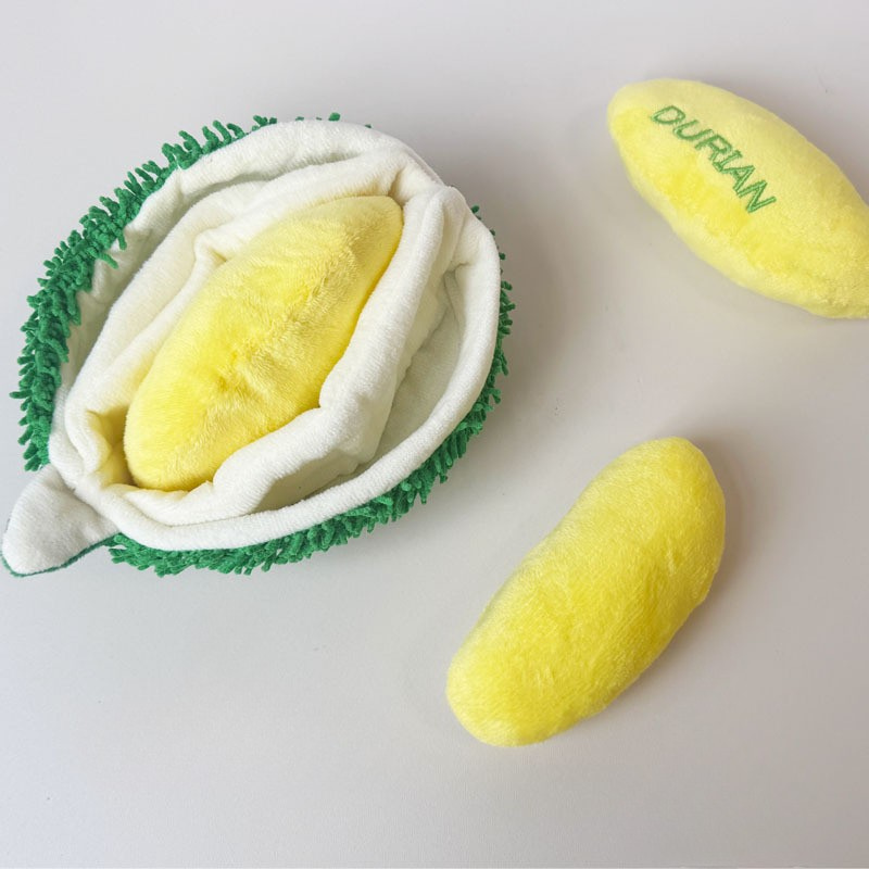 Durian-Shaped Snuffle & Treat Hiding Dog Toy