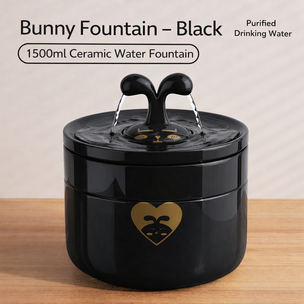 Ceramic Automatic Cat Water Fountain – Circulating Flow Pet Drinking Fountain