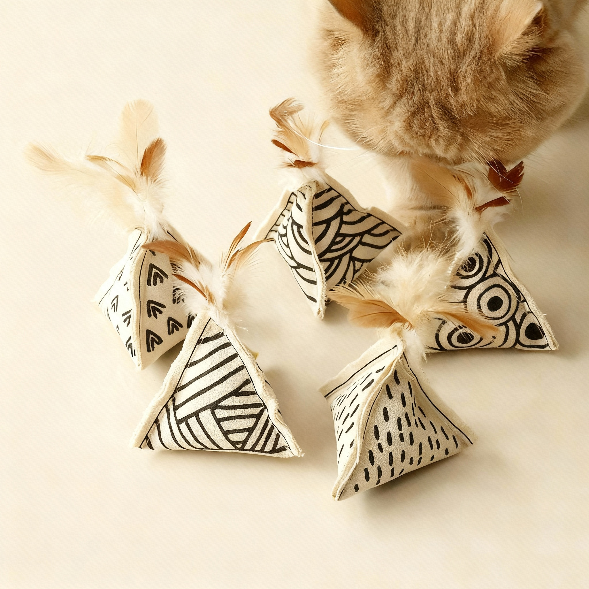 Catnip Linen & Cotton Toy – Natural Durable Chew Toy for Cats