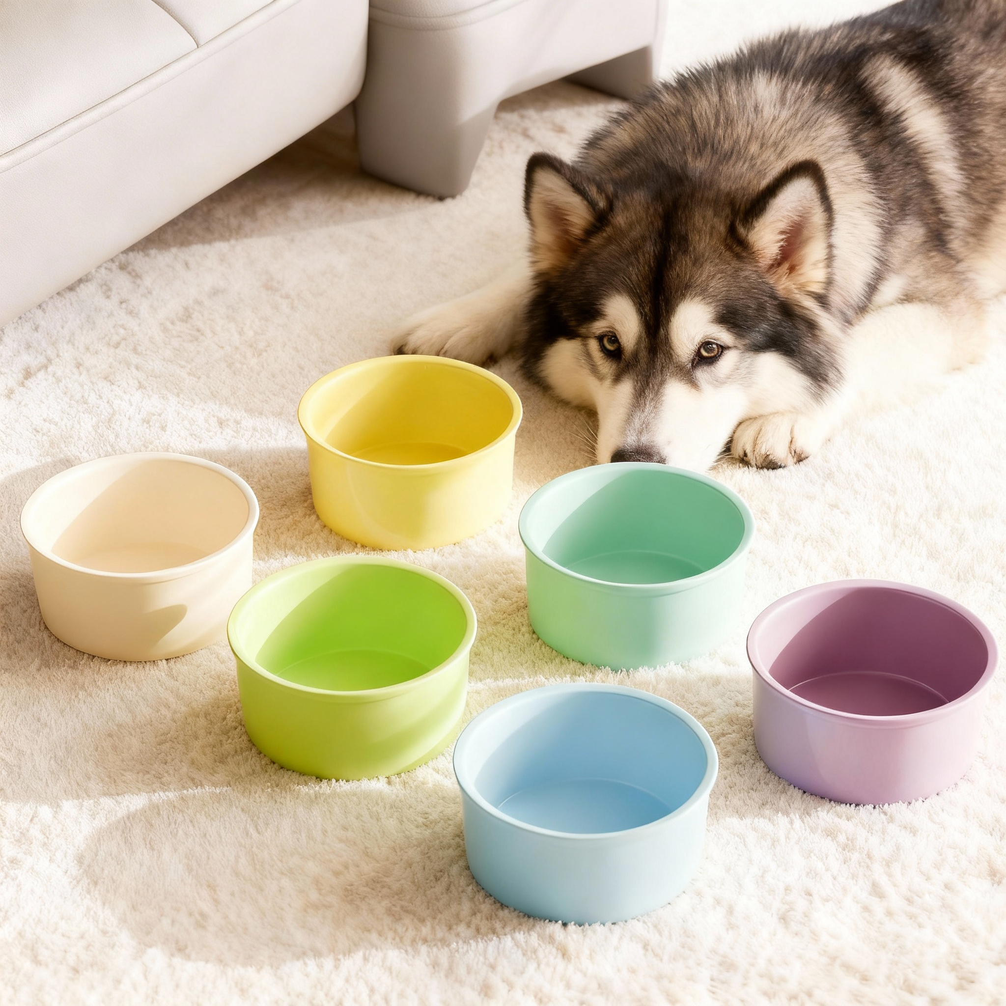 Large Ceramic Dog Bowl – Extra Large Capacity Pet Food & Water Bowl for Dogs